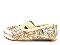 Petit by Sofie Schnoor ballerina champagne med glimmer